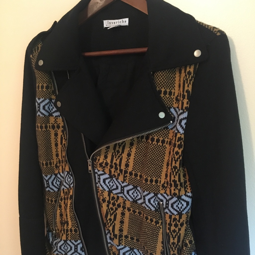 Knit Moto Jacket - Cropped